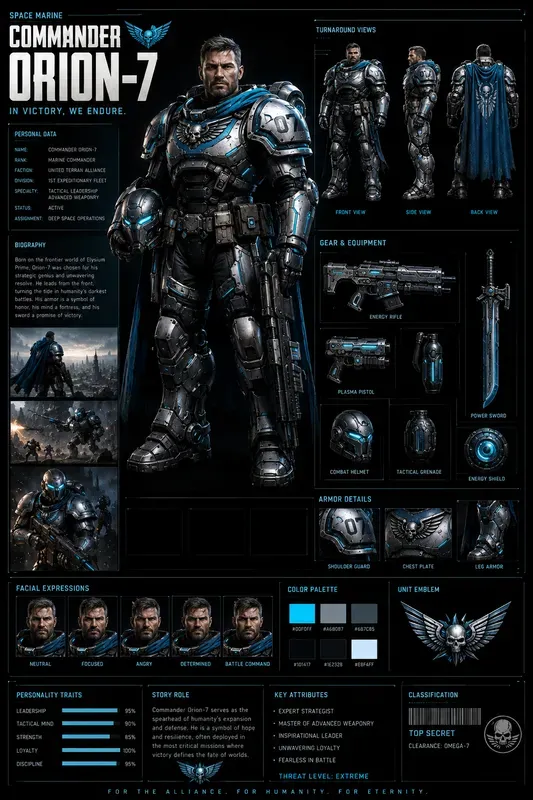 Cinematic Character Bibles