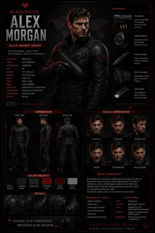 Cinematic Character Bibles