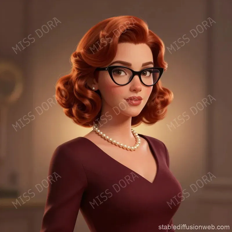 Semirealistic Character Portrait Art