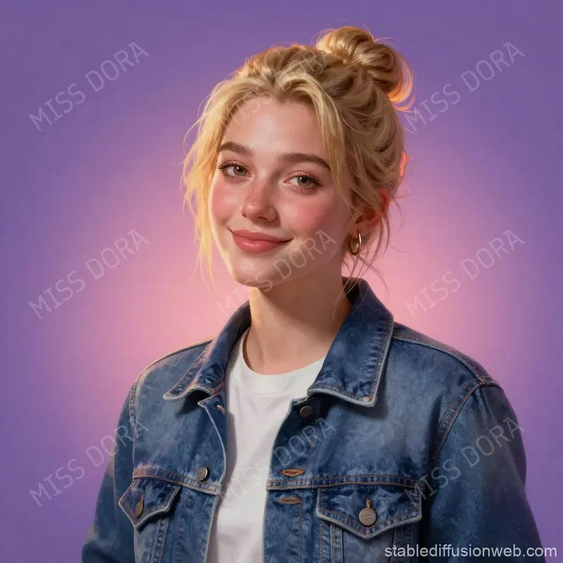 Semirealistic Character Portrait Art