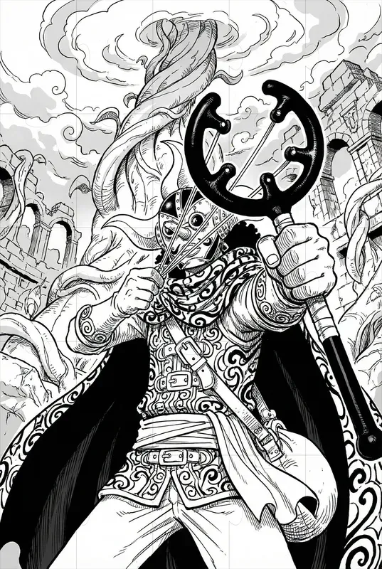 Eiichiro Oda Style One Piece Manga Art