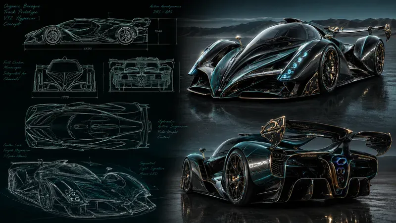 Elite Hypercar Design Vision Boards