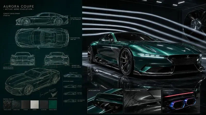 Elite Hypercar Design Vision Boards