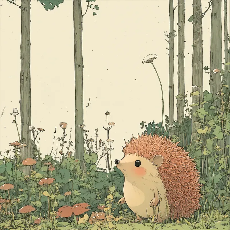 Storybook Animals Playful Illustrations