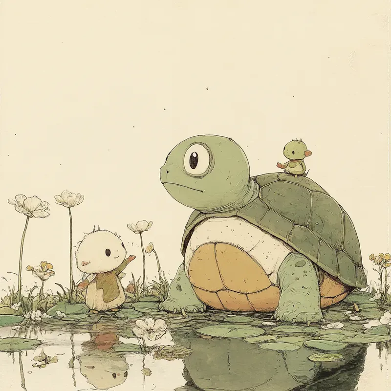 Storybook Animals Playful Illustrations