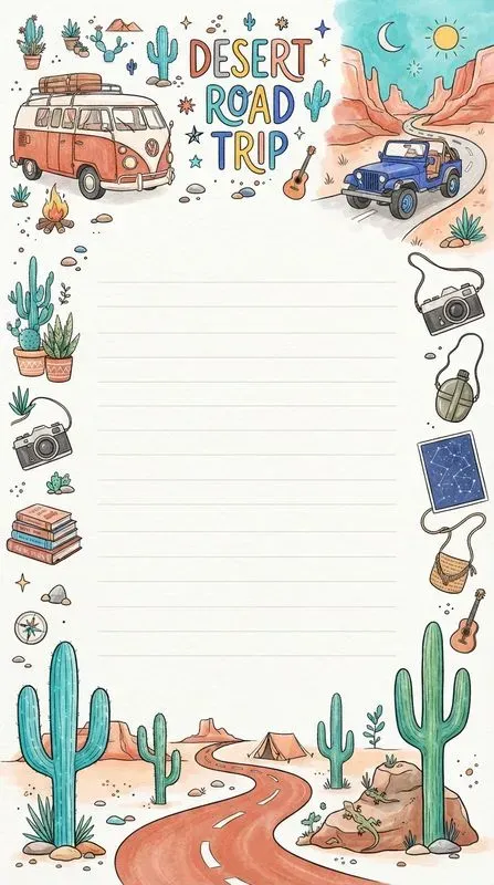 Premium Teen Notebook Pages