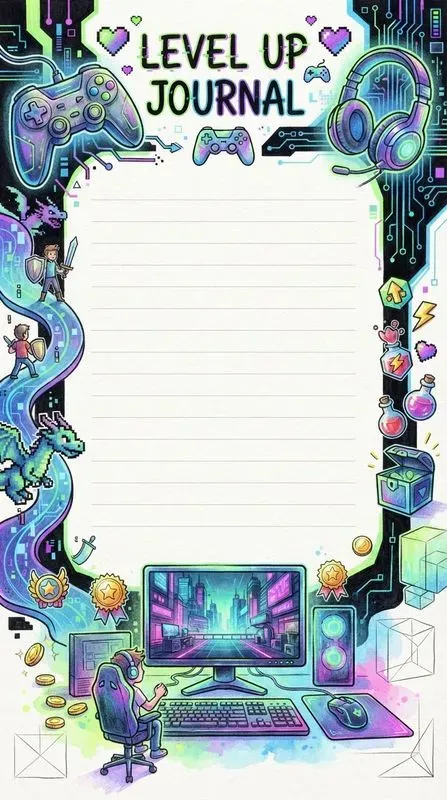 Premium Teen Notebook Pages