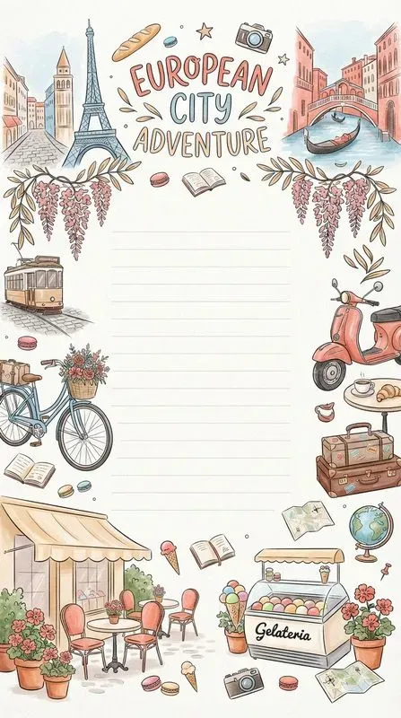 Premium Teen Notebook Pages