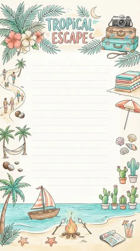 Premium Teen Notebook Pages