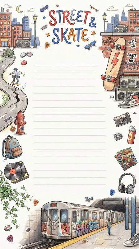 Premium Teen Notebook Pages