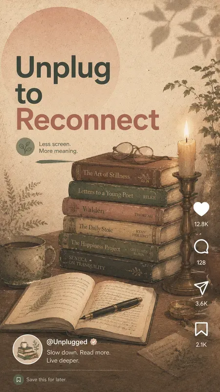 Aesthetic Lofi Selfcare Social Ads