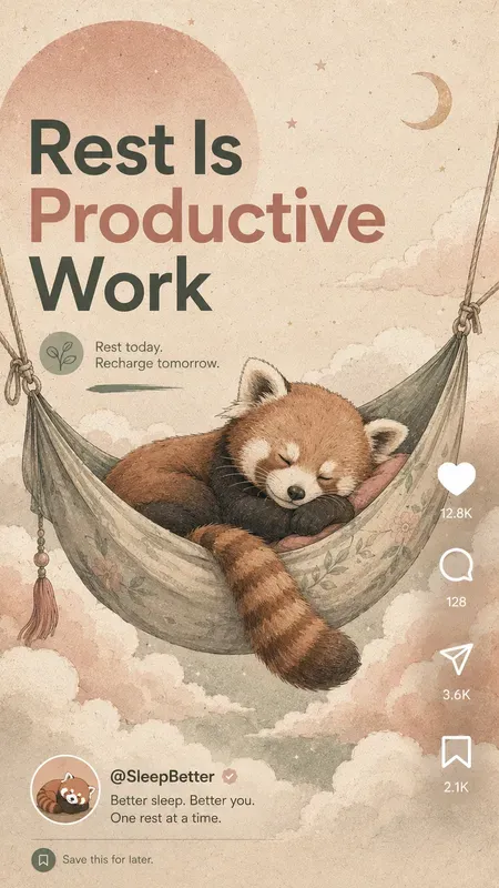 Aesthetic Lofi Selfcare Social Ads