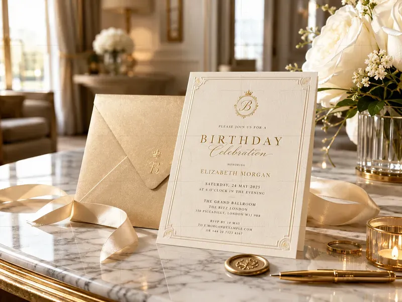Birthday Invitation Card Mockups