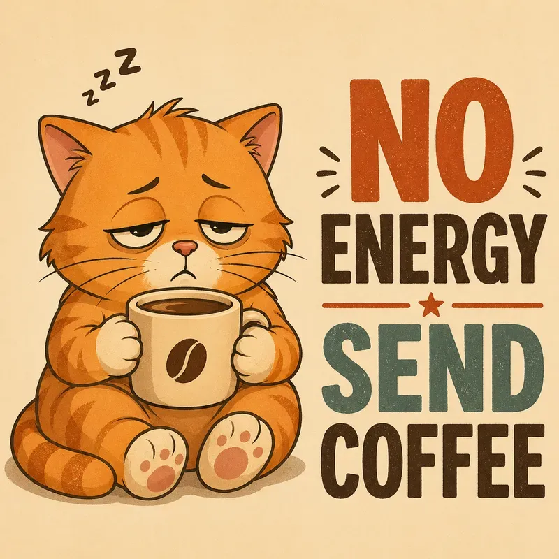 Low Battery Cute Coffee Memes