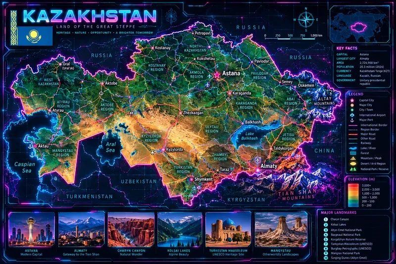 Cyberpunk Neon Maps
