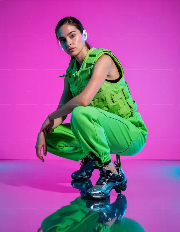 Futuristic Dynamic High Fashion