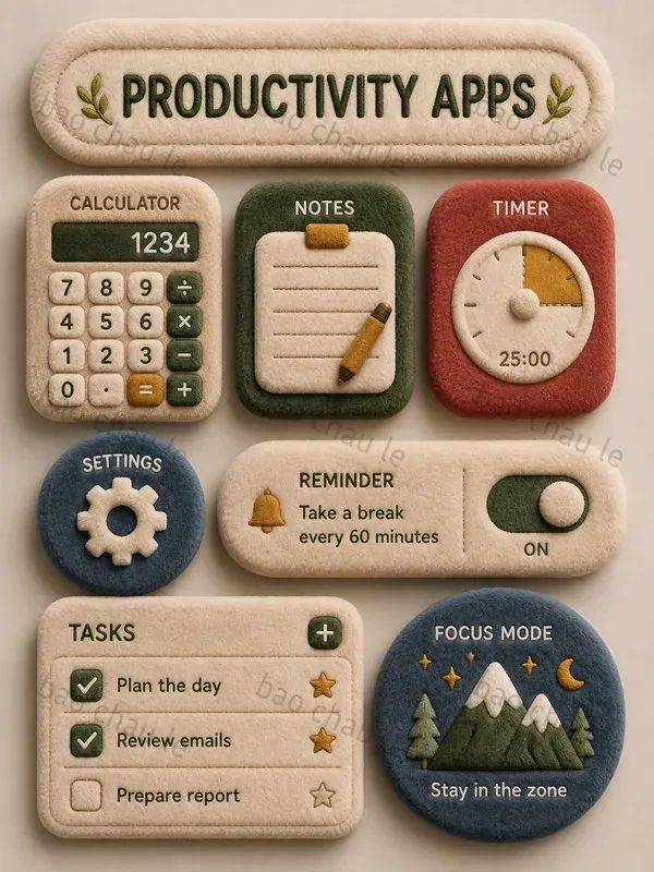 Fluffy UI Icons