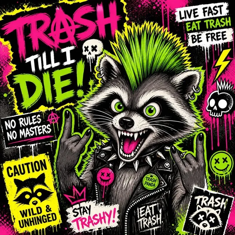 Punk Animal Poster Generator Packs