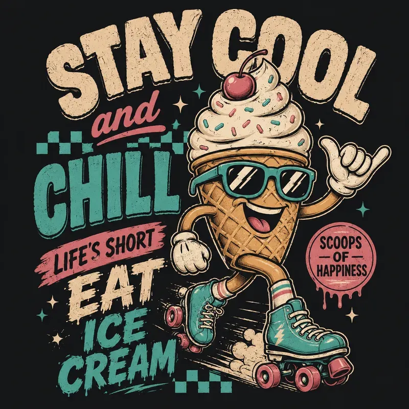 Retro Food Mascot Generator
