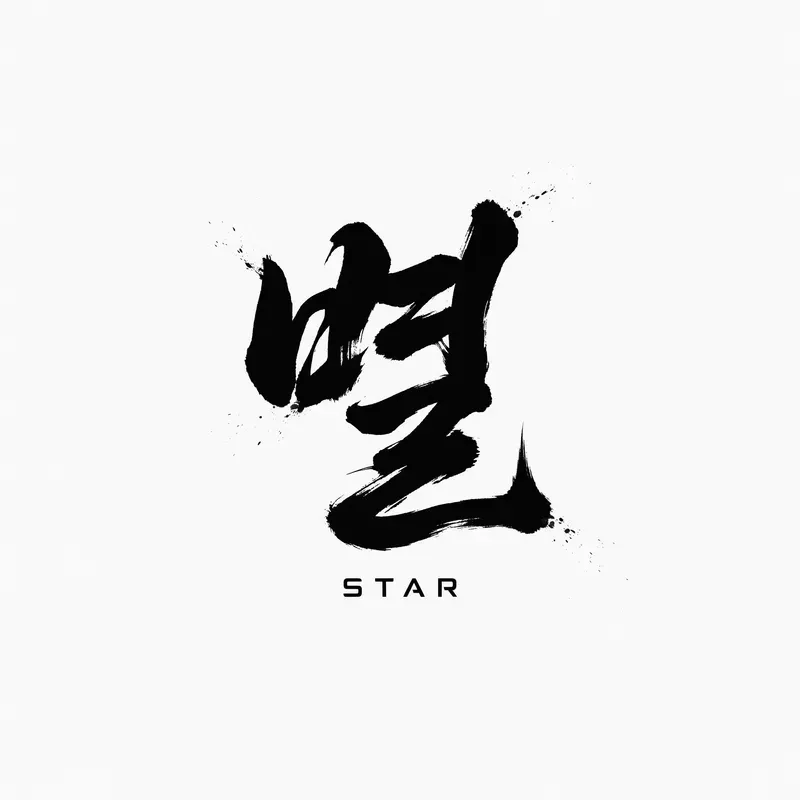 Trendy Korean Brush Art Tshirt Designs