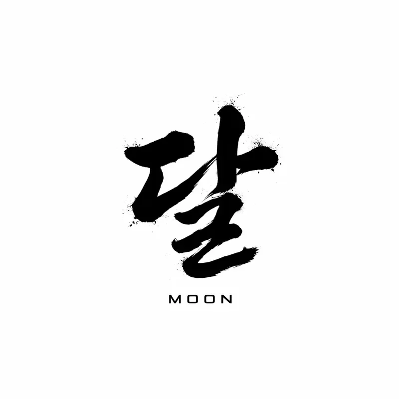 Trendy Korean Brush Art Tshirt Designs
