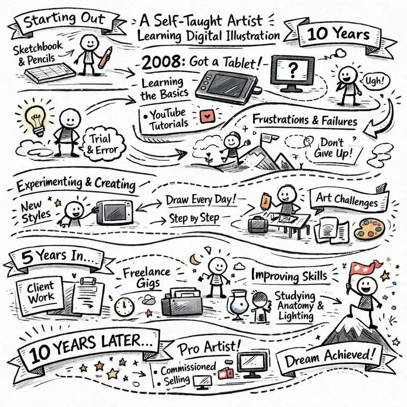 Handdrawn Visual Story Maps