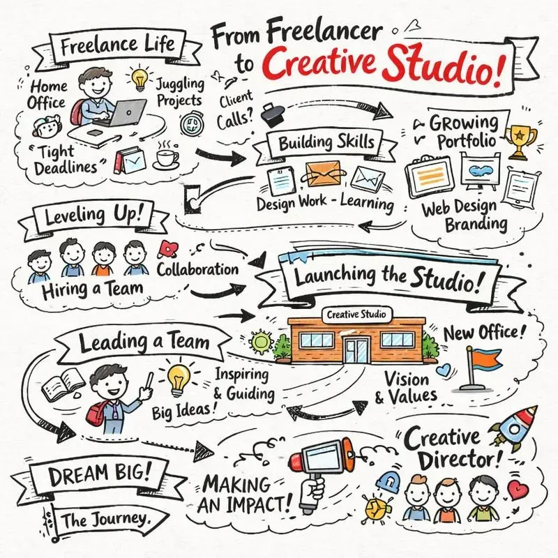 Handdrawn Visual Story Maps