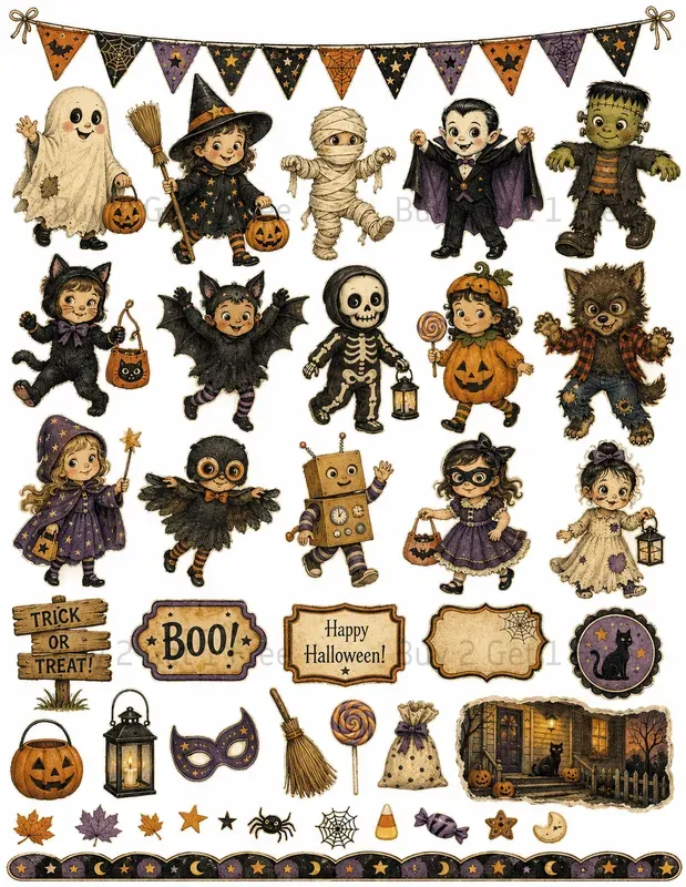 Western Character Object Fussy Cuts