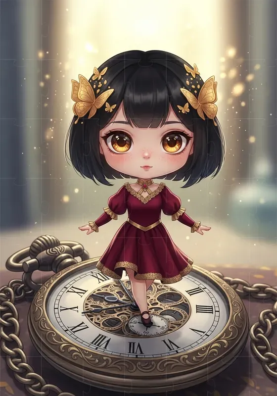 Chibi Fantasy Character Scenes