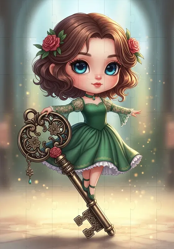 Chibi Fantasy Character Scenes