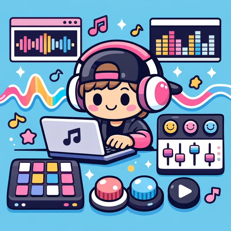 Kawaii Pop Art Scene Kits