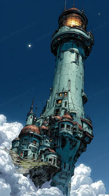 Neon Dreamscape Scifi Visions