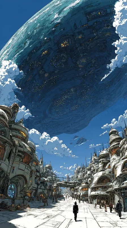 Neon Dreamscape Scifi Visions