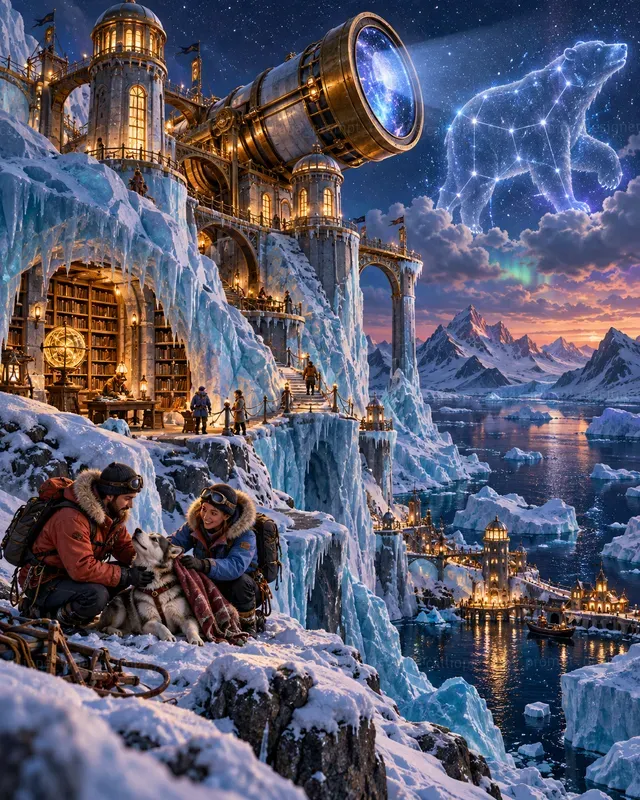 3D Storybook Giant Telescope Worlds