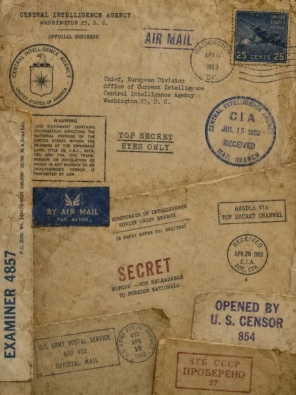 Vintage Military Postal Stamp Ephemera
