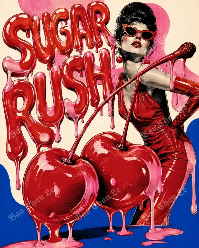 Gloss Melt Pop Posters