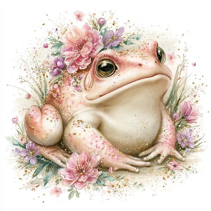 Adorable Animals Among Flowers