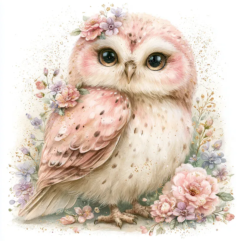 Adorable Animals Among Flowers