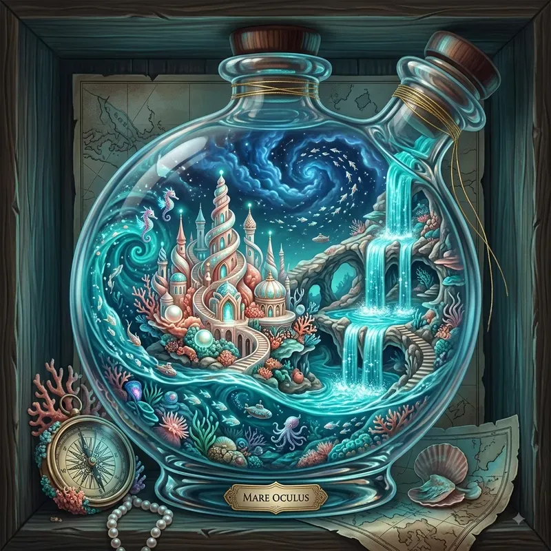 Surreal Impossible Bottle Art