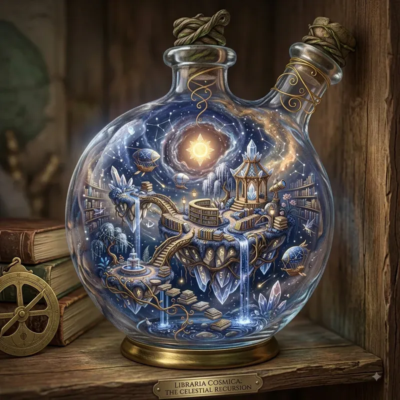 Surreal Impossible Bottle Art