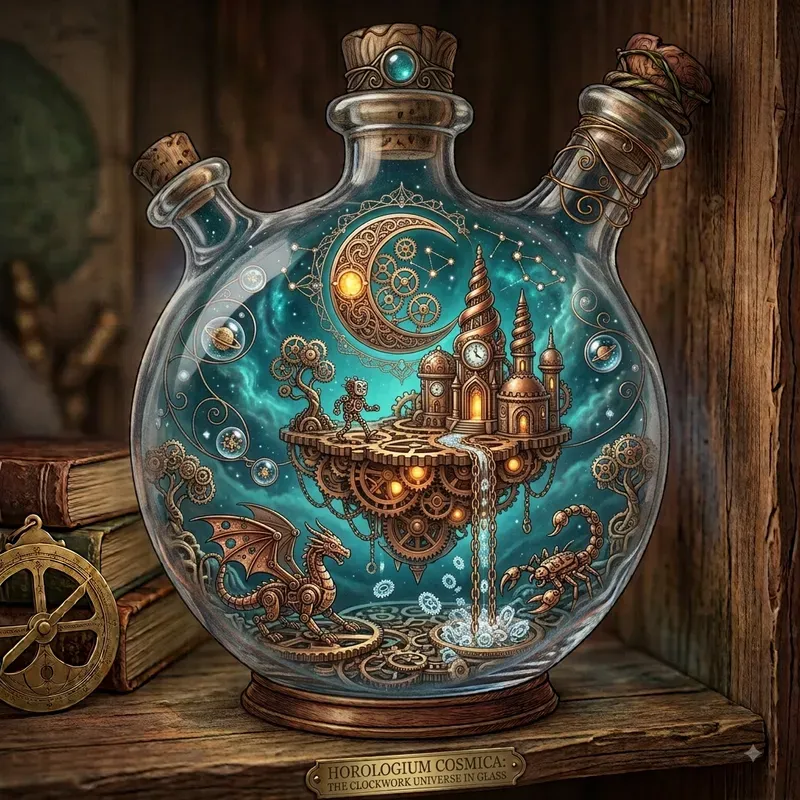 Surreal Impossible Bottle Art