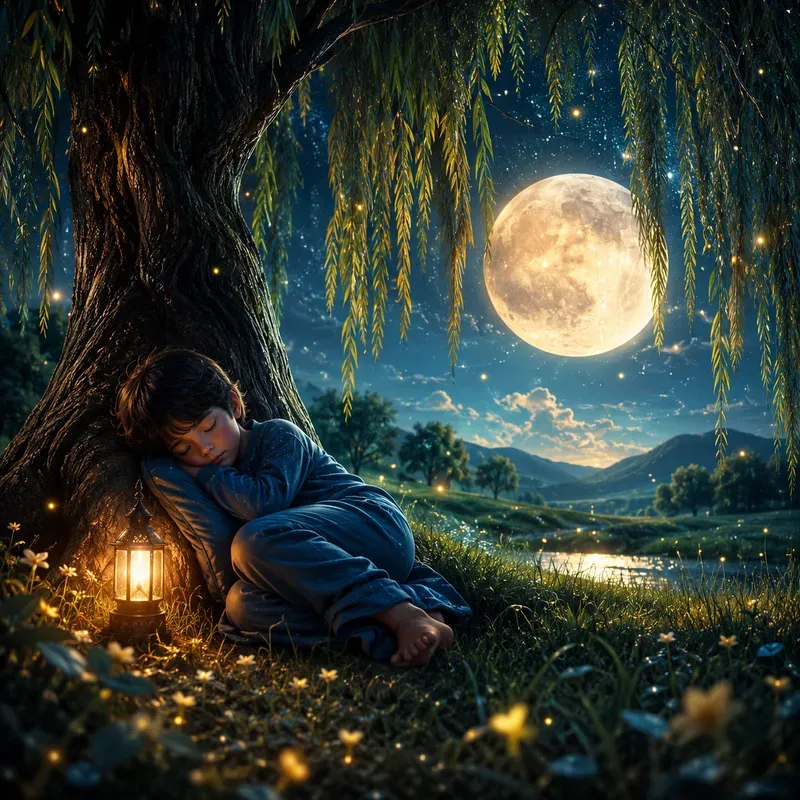 Moonlit Dreamers Slumbers