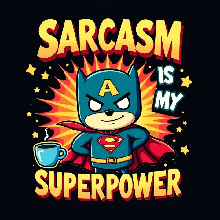Sarcastic Vector Tshirt Art