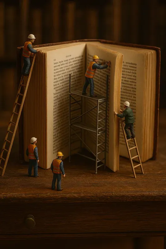 Tiny Builders Constructing Giant Objects