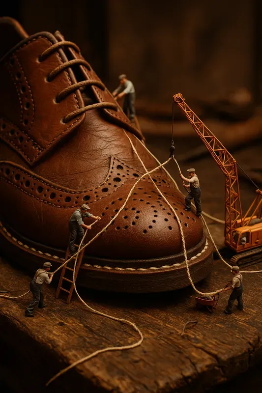 Tiny Builders Constructing Giant Objects