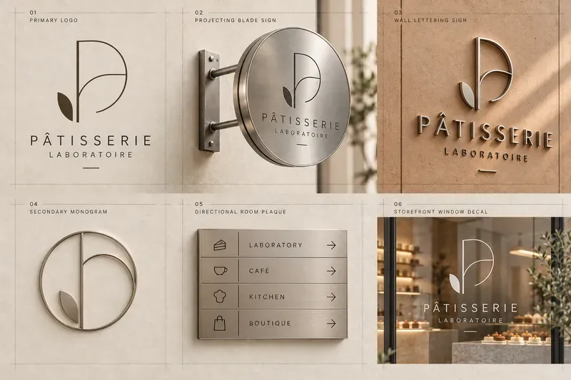 Minimalist Studio Signage Logo Kits