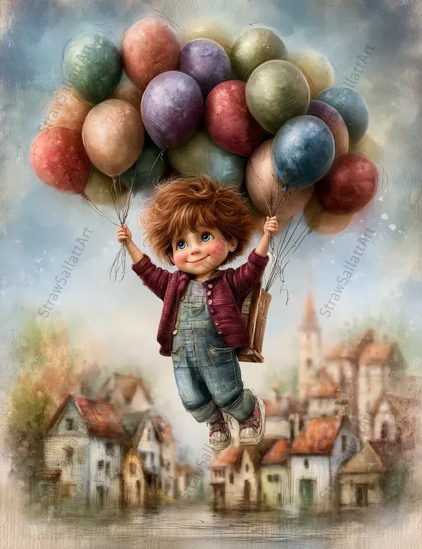 Playful Childrens Storybook Illustrations