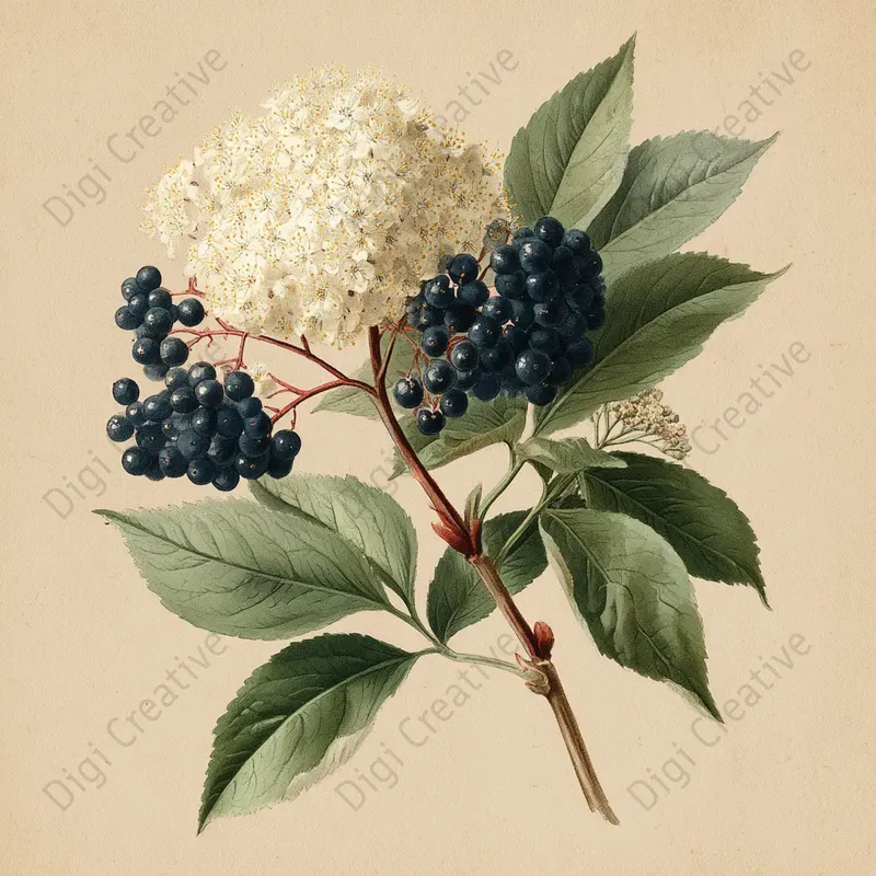 Victorian Botanical Art Illustrations