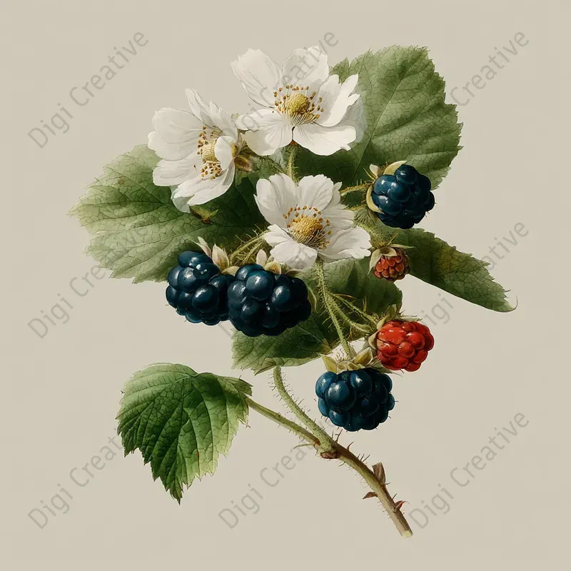 Victorian Botanical Art Illustrations