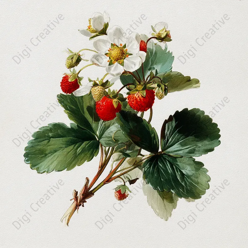 Victorian Botanical Art Illustrations